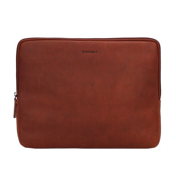 Burkely Skórzany pokrowiec na laptopa Antique Avery 35 cm cognac