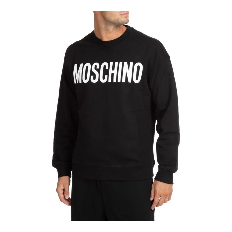 Koszulka z Nadrukiem, Bez Zapięcia Moschino