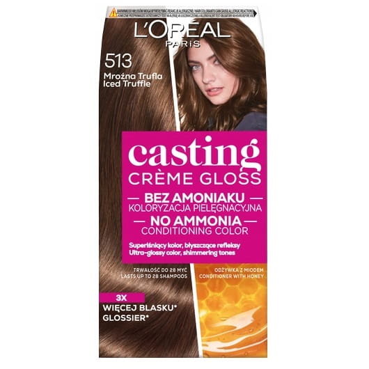 L'Oreal Paris Casting Creme Gloss farba do włosów 513 Mroźna Trufla