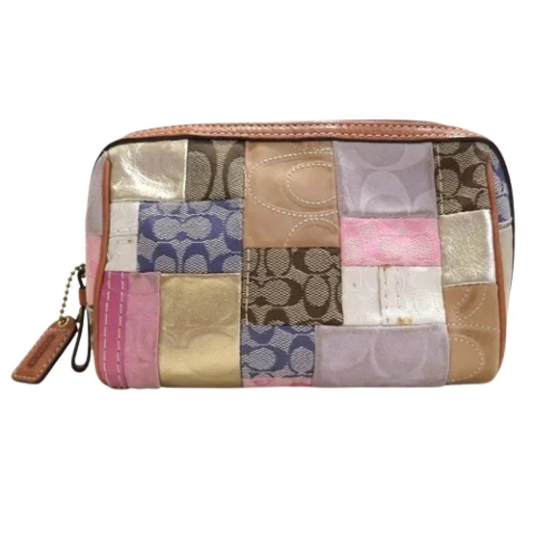 Pre-owned Canvas clutches Coach Pre-owned