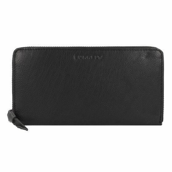 Burkely Just Jolie Portfel Ochrona RFID Skórzany 20 cm black