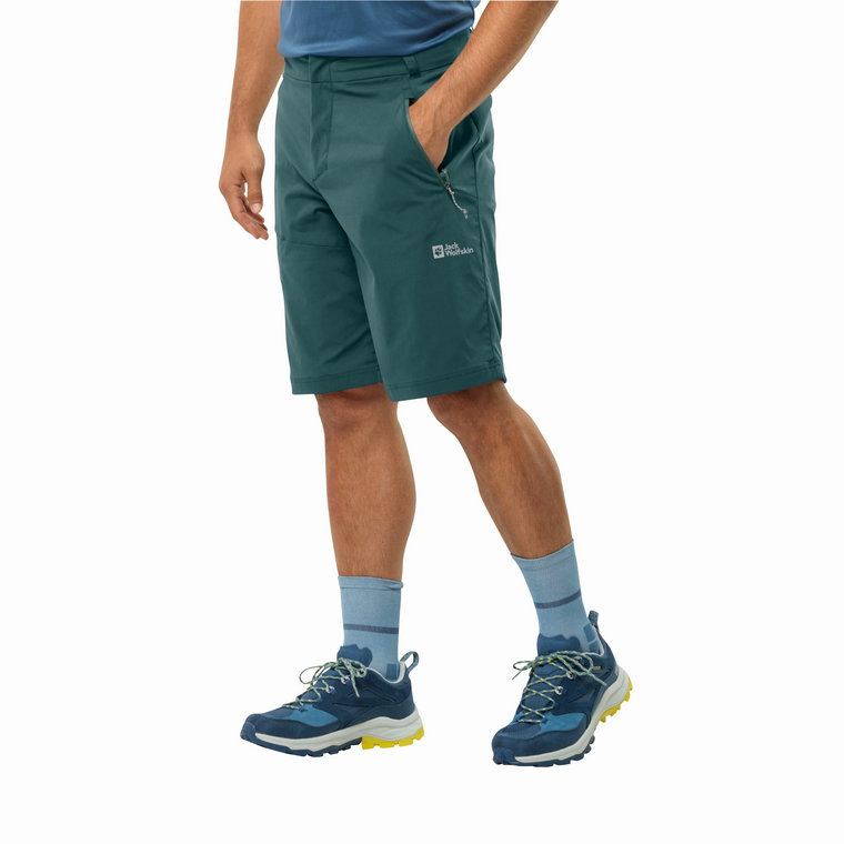 Krótkie spodenki męskie Jack Wolfskin GLASTAL SHORTS M emerald - 46