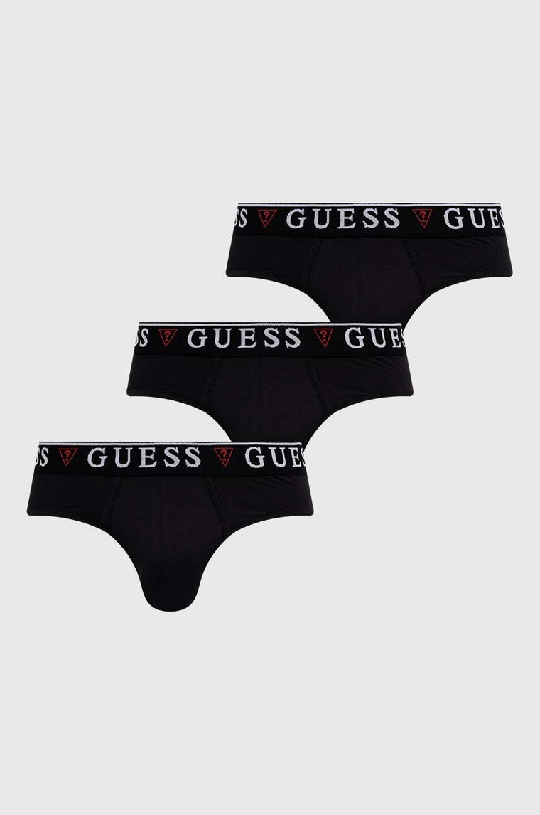 Guess slipy 3-pack BRIAN męskie kolor czarny U97G00 KCD31