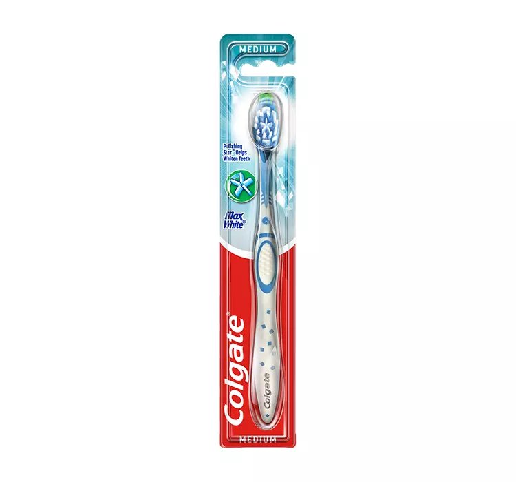 COLGATE MAX WHITE SZCZOTECZKA DO ZĘBÓW MEDIUM