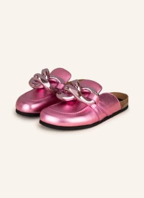 Jw Anderson Klapki Typu Mules Chain pink