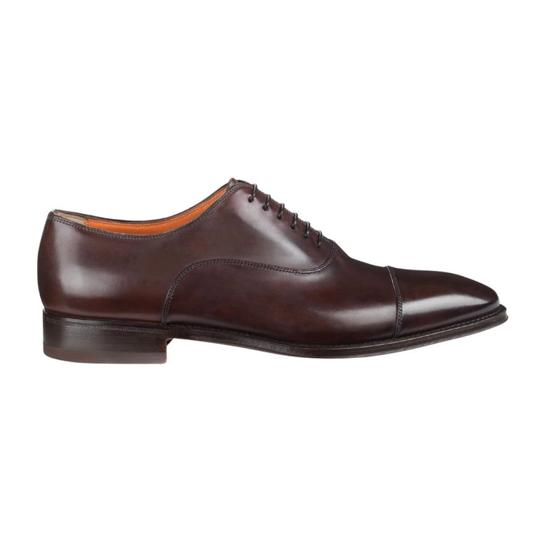 Eleganckie Buty Oxford na Sznurowadła Santoni