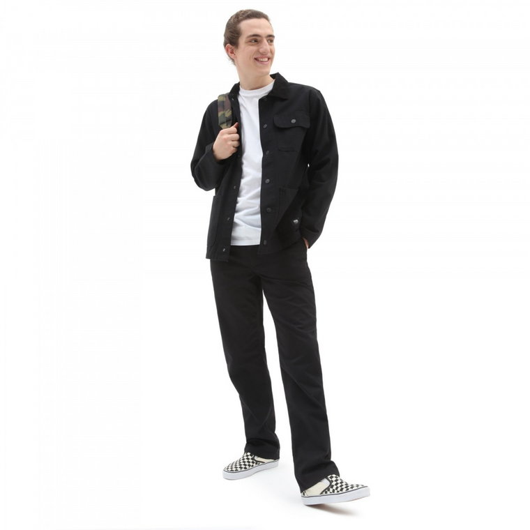 Męskie spodnie casual VANS Authentic Chino Relaxed Trousers - czarne