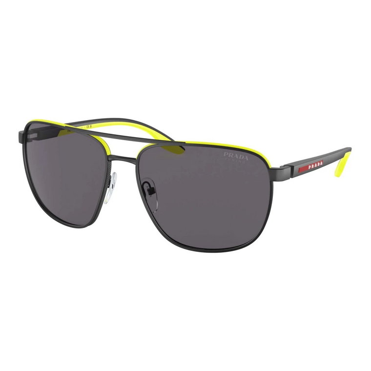 Stylowe okulary przeciwsłoneczne dla mężczyzn - Linea Rossa SPS 50Ys Prada