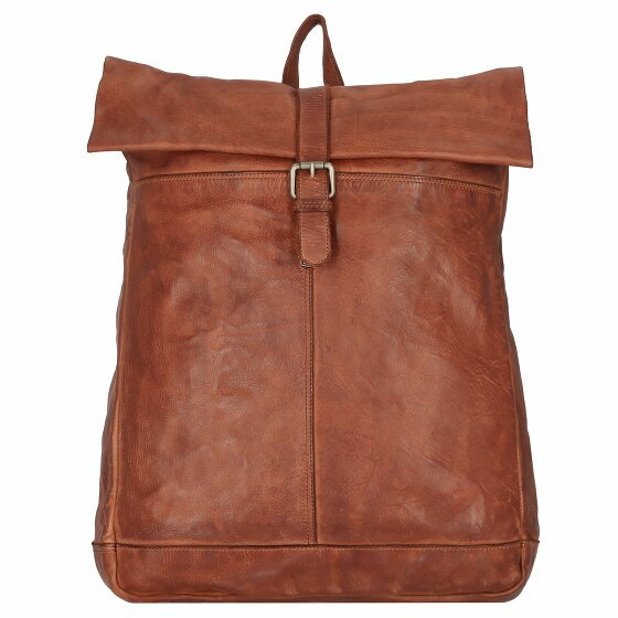 Harbour 2nd Cool Casual Albatros Backpack Leather 40 cm charming cognac