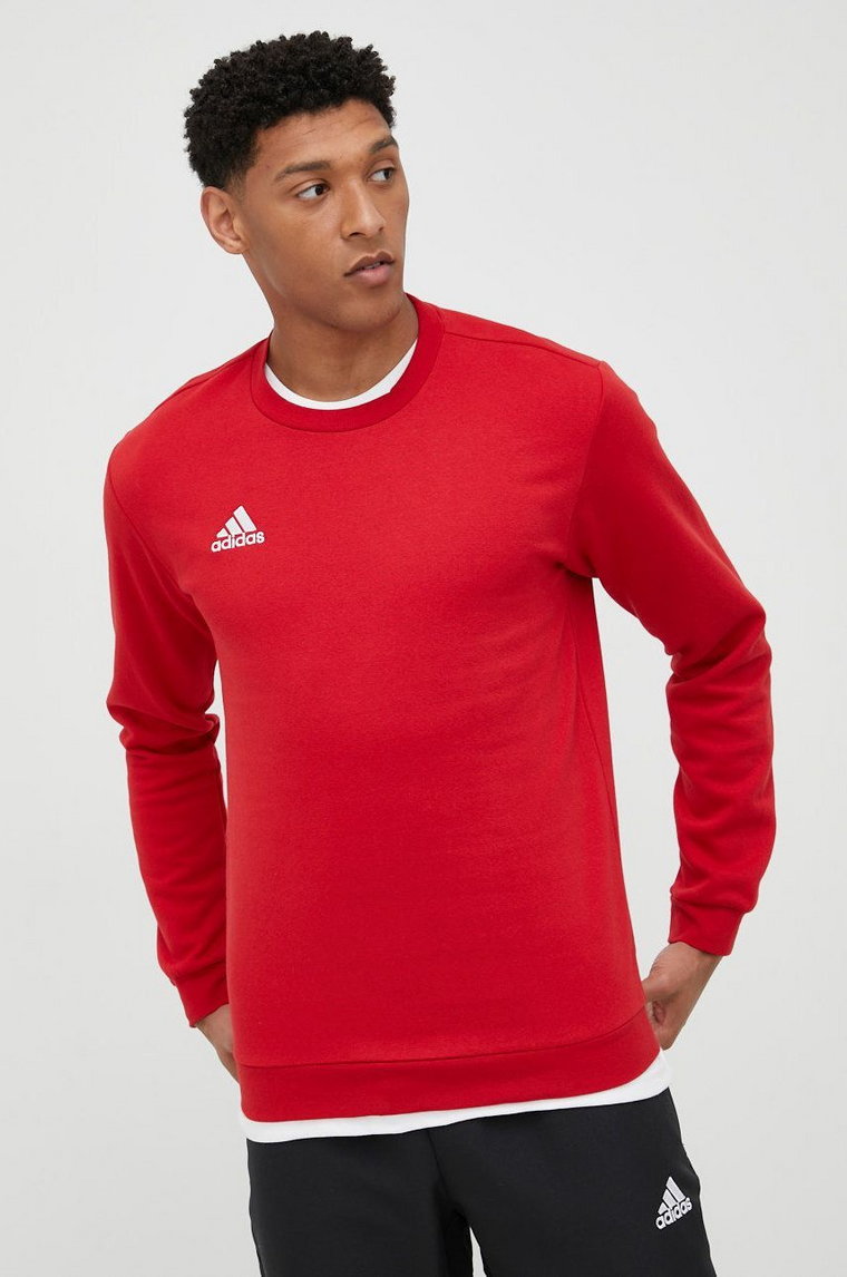 adidas Performance bluza męska kolor czerwony z aplikacją  HB0577