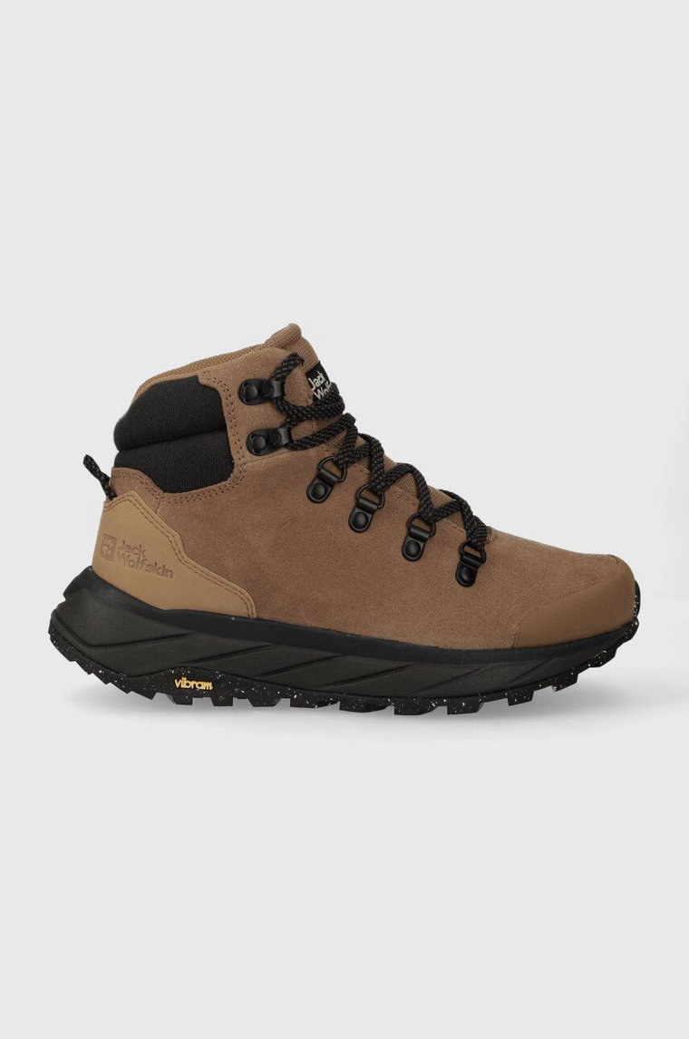 Jack Wolfskin buty Terraventure Urban Mid damskie kolor brązowy