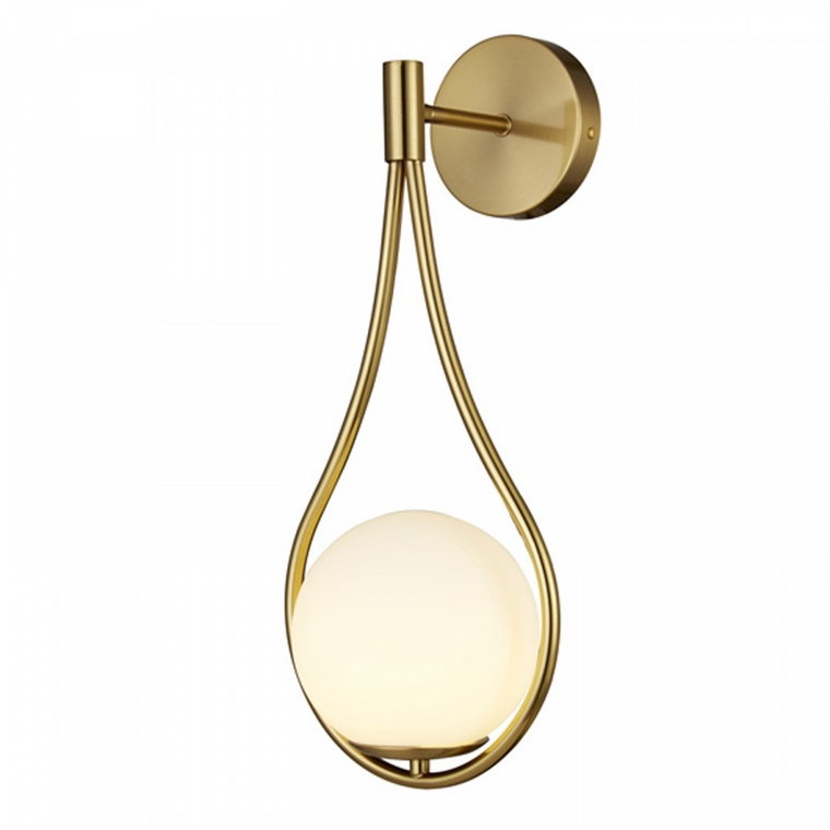 Lampa ścienna drop biało złota 45 cm kod: ST-F079 gold