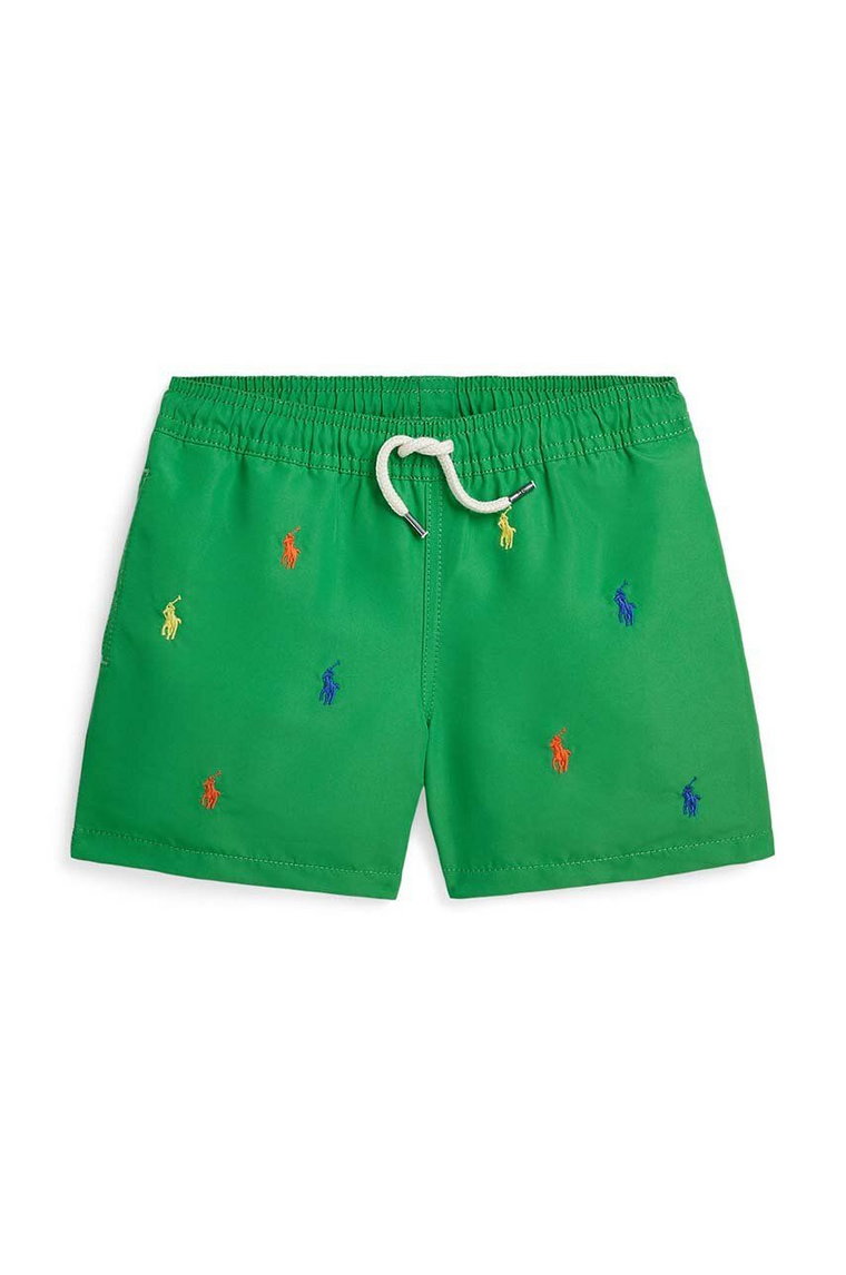 Polo Ralph Lauren szorty kąpielowe dziecięce kolor zielony