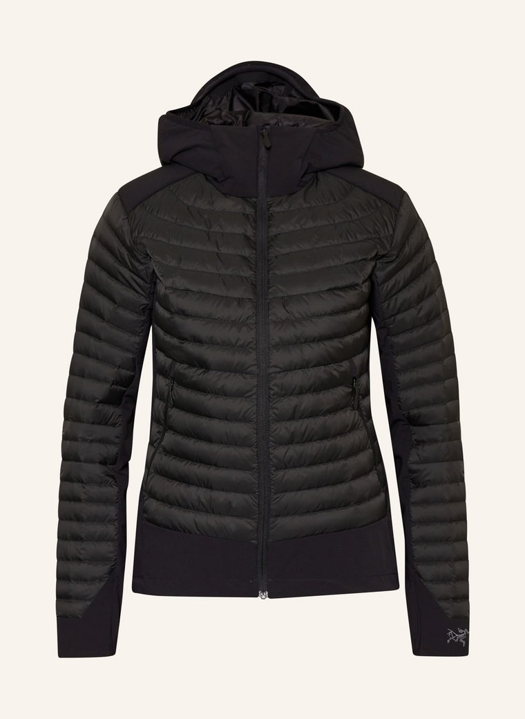 Arc'teryx Hybrydowa Kurtka Puchowa Cerium schwarz