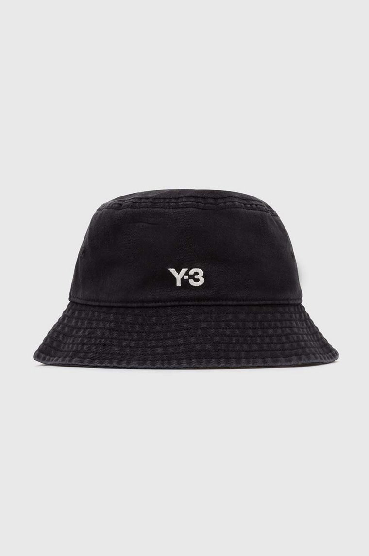 Y-3 kapelusz bawełniany Bucket Hat kolor czarny bawełniany IX7000