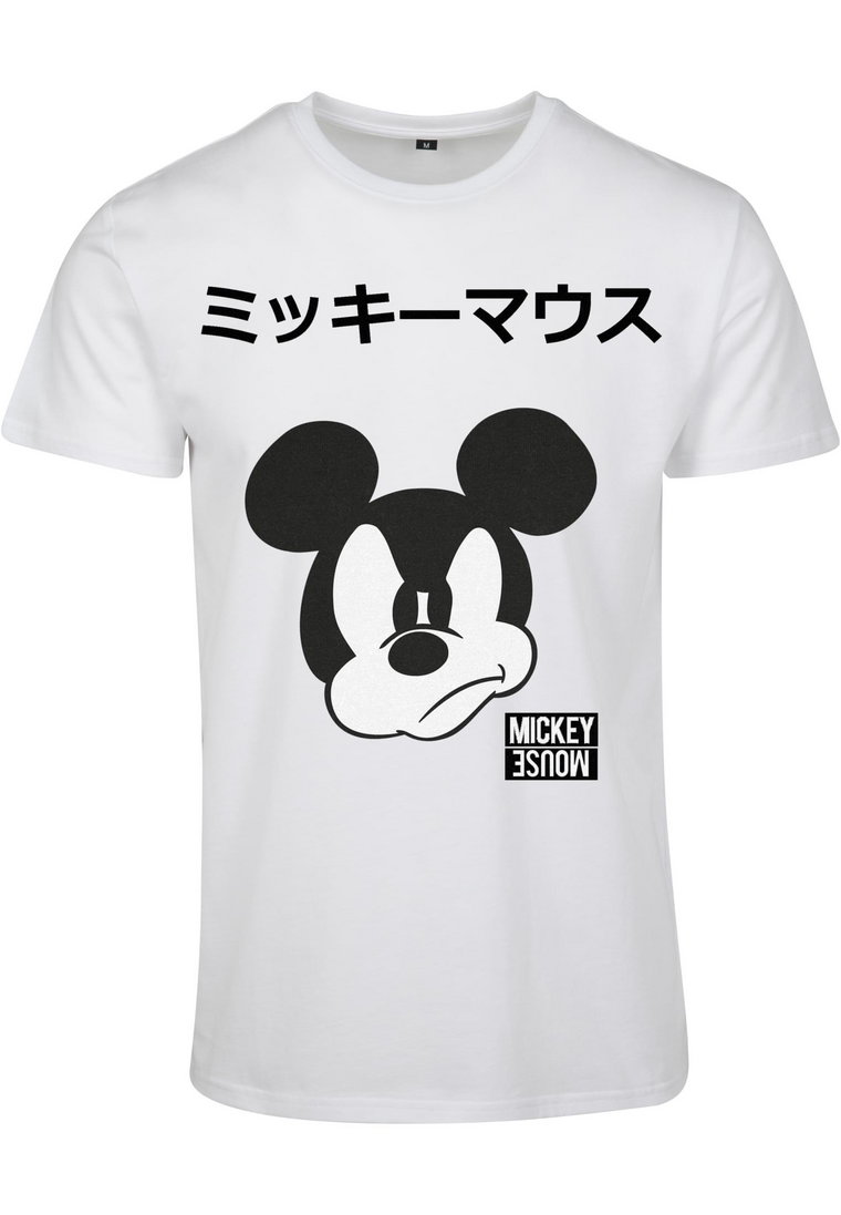 Koszulka Z Krótkim Rękawem Męska Biała Merchcode MC418 Mickey Japanese