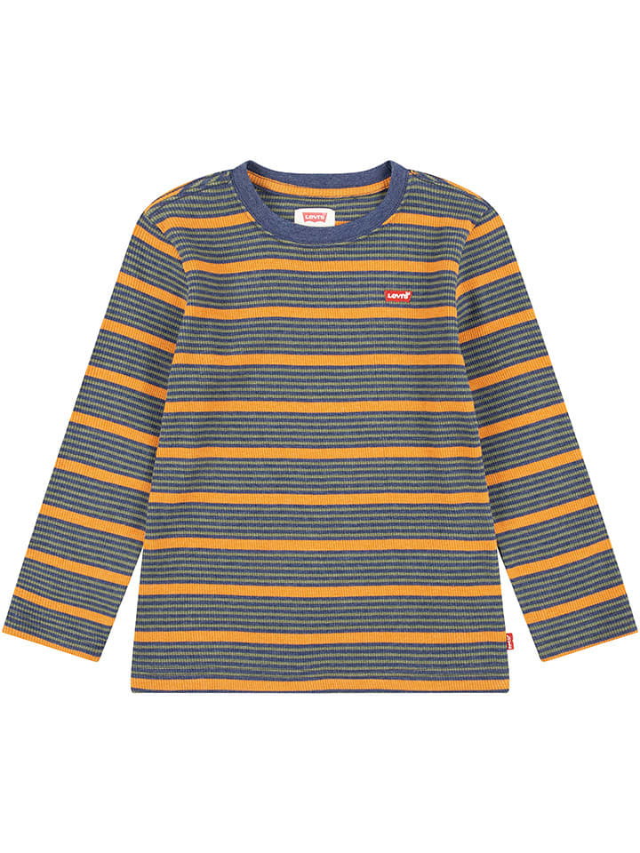 Levi's Kids Koszulka w kolorze granatowo-pomarańczowym