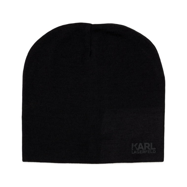 Karl Lagerfeld Czapka BEANIE | z dodatkiem wełny