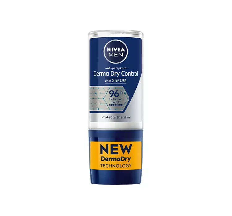 NIVEA MEN DERMA DRY CONTROL MAXIMUM ANTYPERSPIRANT W KULCE DLA MĘŻCZYZN 50ML