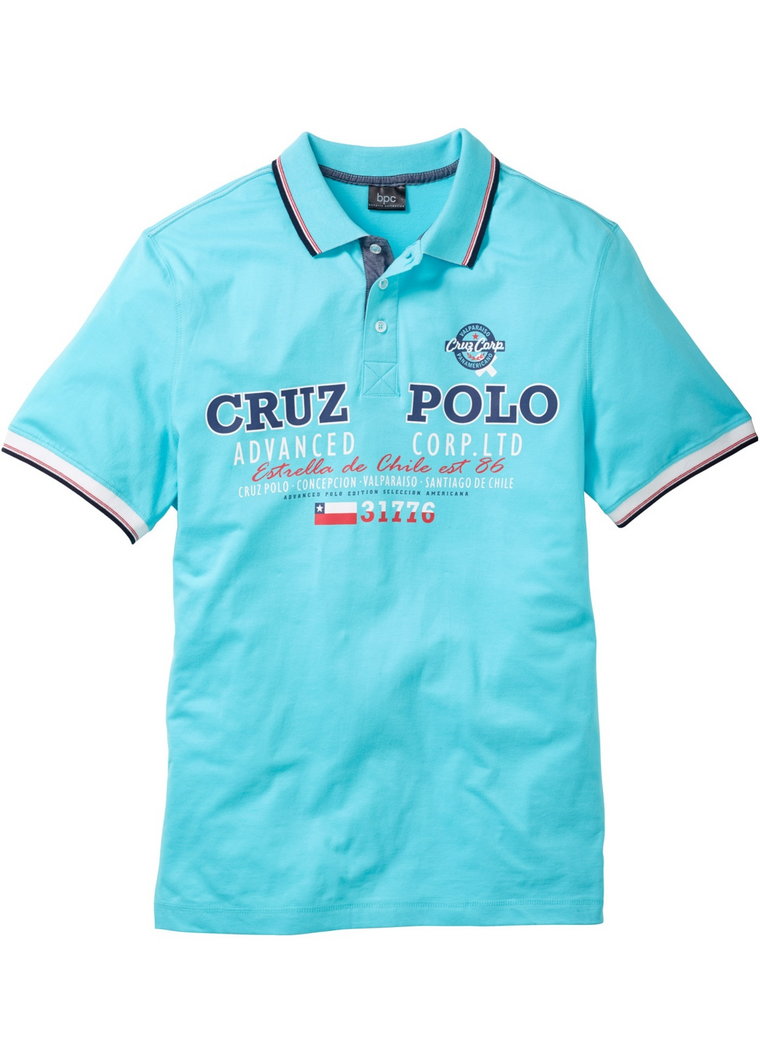 Shirt polo z nadrukiem