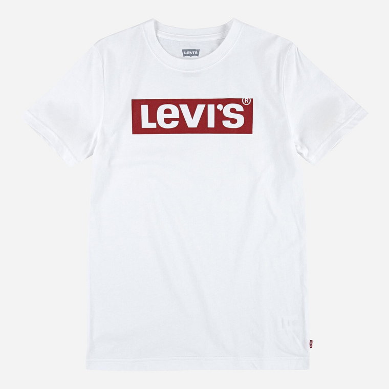 Koszulka chłopięca Levi's Lvb Short Sleeve Graphic Tee Shirt 9EE551-001 152 cm Biała (3665115674170). T-shirty, koszulki chłopięce
