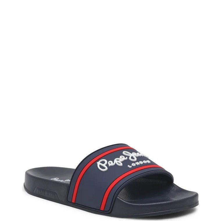 Pepe Jeans London Klapki SLIDER LOGO