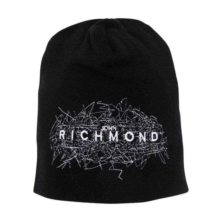 Zimowa czapka z logo John Richmond