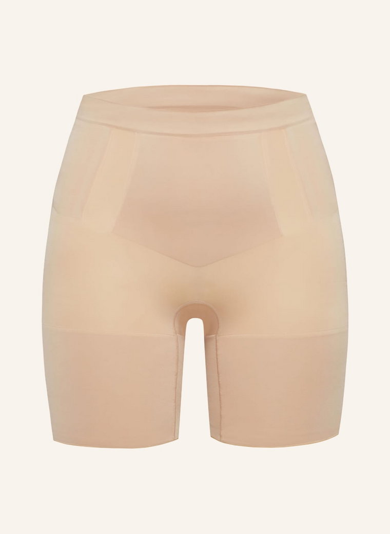 Spanx Szorty Modelujące Oncore High-Waisted Mid-Thigh Z Efektem Push-Up beige