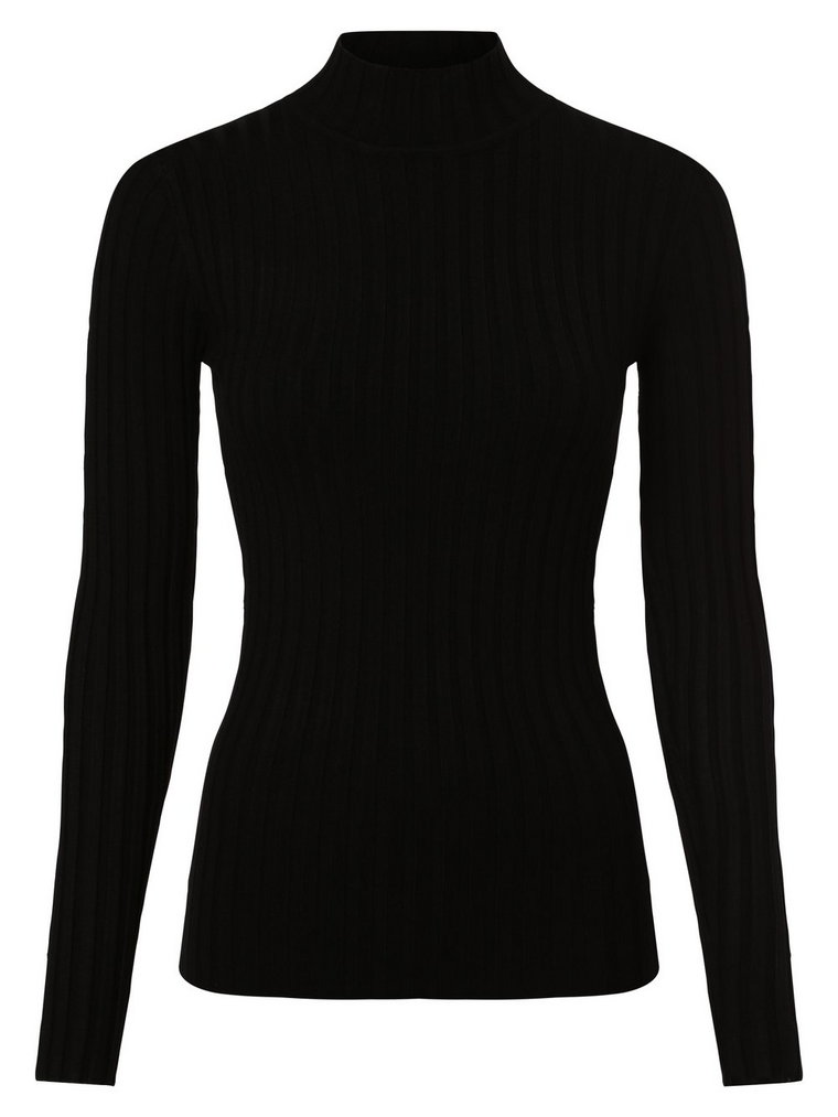 mbyM - Damska koszulka z długim rękawem  Magen, czarny