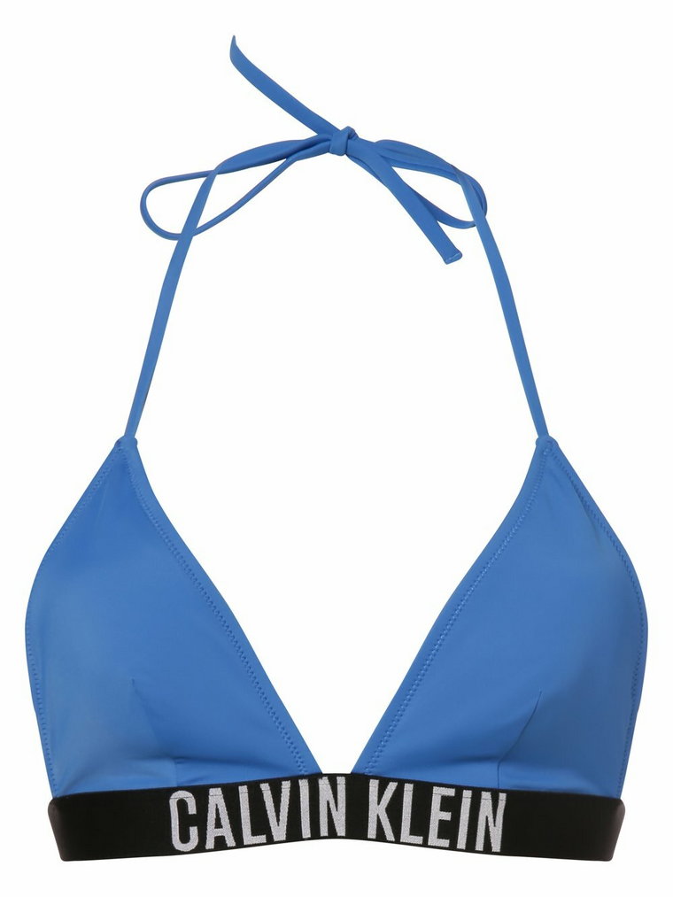 Calvin Klein - Damska góra od bikini  z wypełnieniem, niebieski
