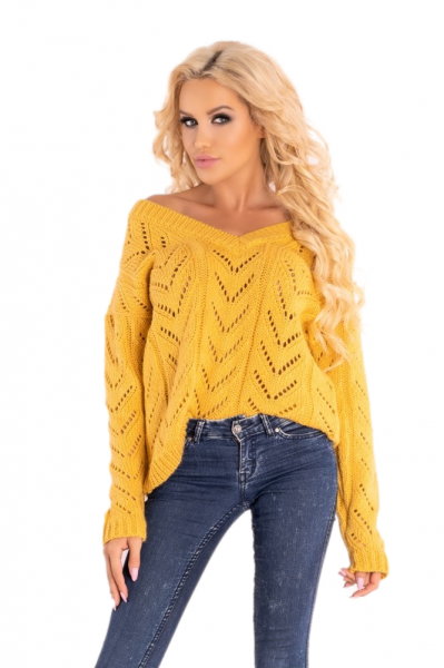 Merribel Manesa Mustard sweter damski