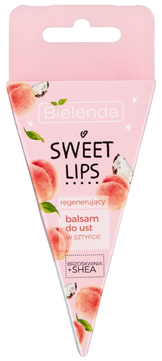 Bielenda Sweet Lips - Balsam do ust w sztyficie Brzoskwinia + Shea 3,8 g
