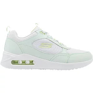 Biało-miętowe sneakersy skechers - Damskie - Kolor: Zielone - Rozmiar: 38