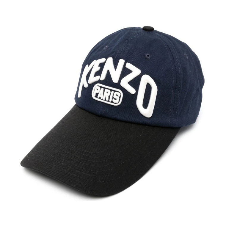 Granatowa casualowa czapka dla mężczyzn Kenzo