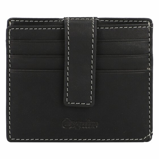 Esquire Oslo Dallas Credit Card Case RFID Leather 9,5 cm schwarz