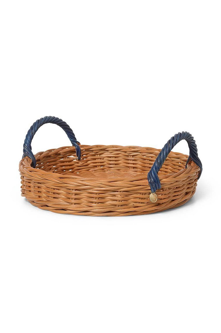 ferm LIVING taca Blue Handle Tray