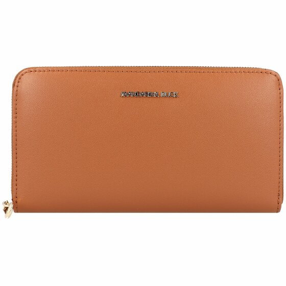 Mandarina Duck Skórzany portfel Luna 19 cm caramel cafe