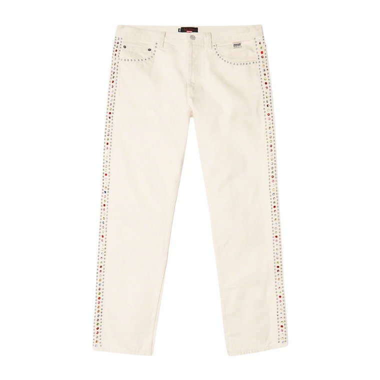 Studded Regular Jean Natural Supreme