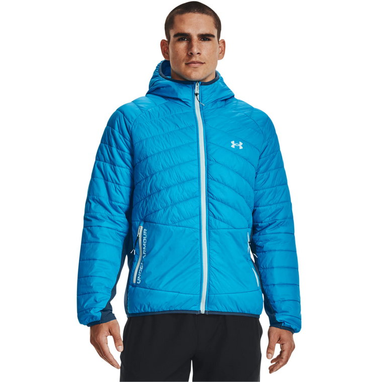 Męska kurtka treningowa puchowa UNDER ARMOUR UA Active Hybrid Jkt - niebieska