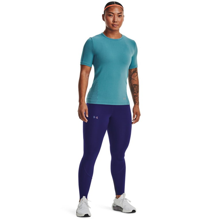 Damskie legginsy treningowe Under Armour UA SF Rush Ank Leg Perf - granatowe