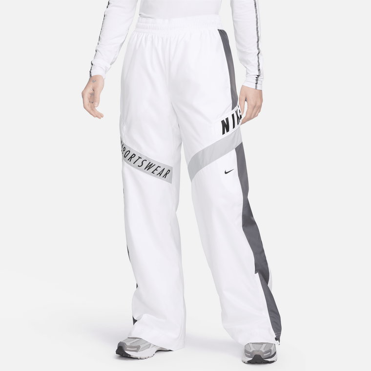 Damskie spodnie z wysokim stanem Nike Sportswear - Brązowy