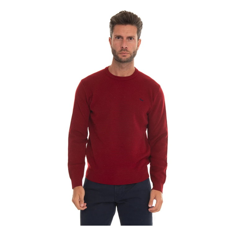 Sweter z Logo i Teksturą z Wełny Harmont & Blaine