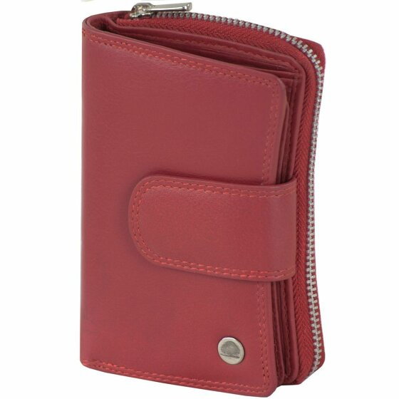 Greenburry Gąbczasta skóra portfela 8,5 cm red