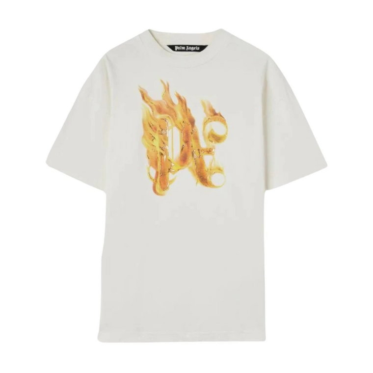 Spalający Monogram T-Shirt Palm Angels