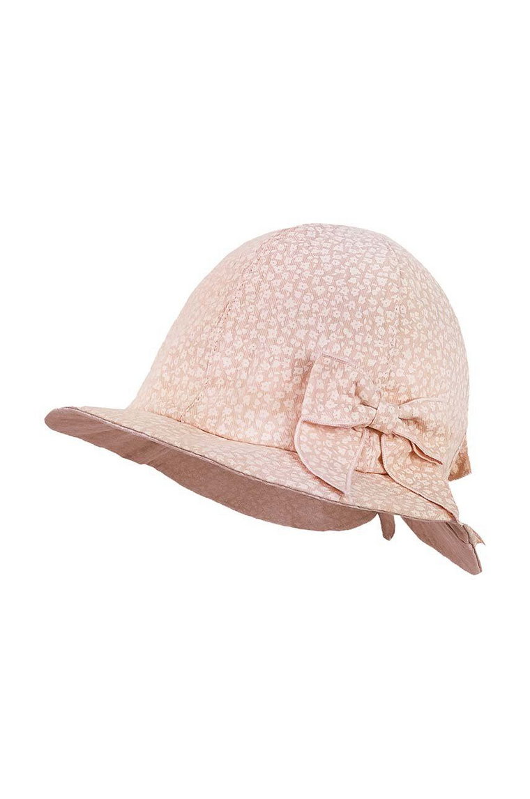 Jamiks kapelusz dziecięcy GRETHE kolor różowy bawełniany