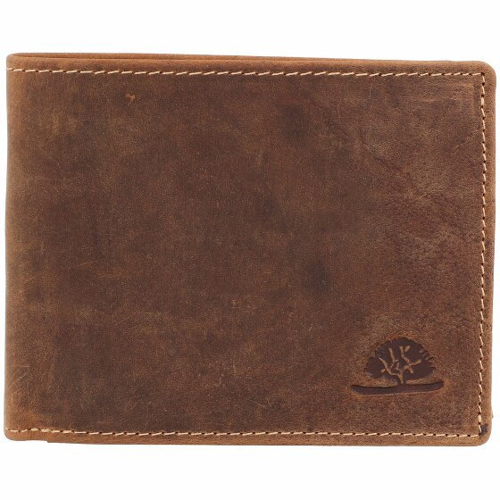 Greenburry Skórzany portfel 12 cm brown