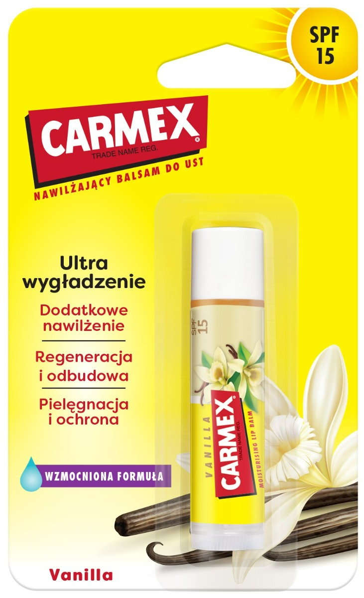 Carmex Vanilia SPF15 - sztyft 4,25g