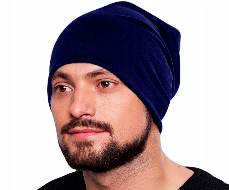 Czapka Męska Beanie Uniwersalna Jednowarstwowa