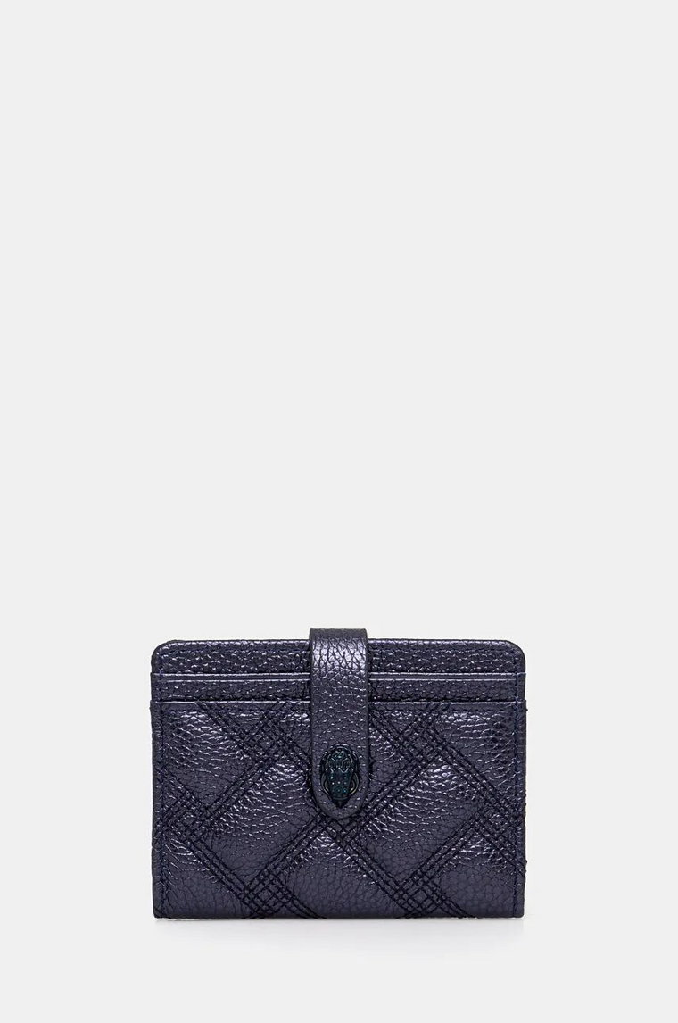 Kurt Geiger London etui na karty skórzane SMALL LEATHER GOODS kolor granatowy 587981109