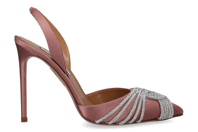 Aquazzura Czółenka GATSBY 105 satyna